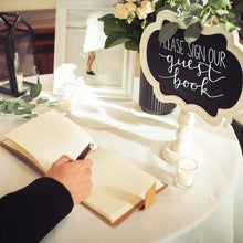 Load image into Gallery viewer, Leather Guest Book