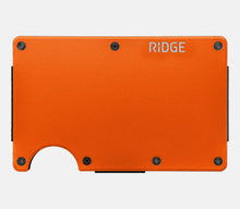 Load image into Gallery viewer, Ridge Basecamp Orange Money Clip Wallet