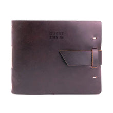 Load image into Gallery viewer, Leather Guest Book