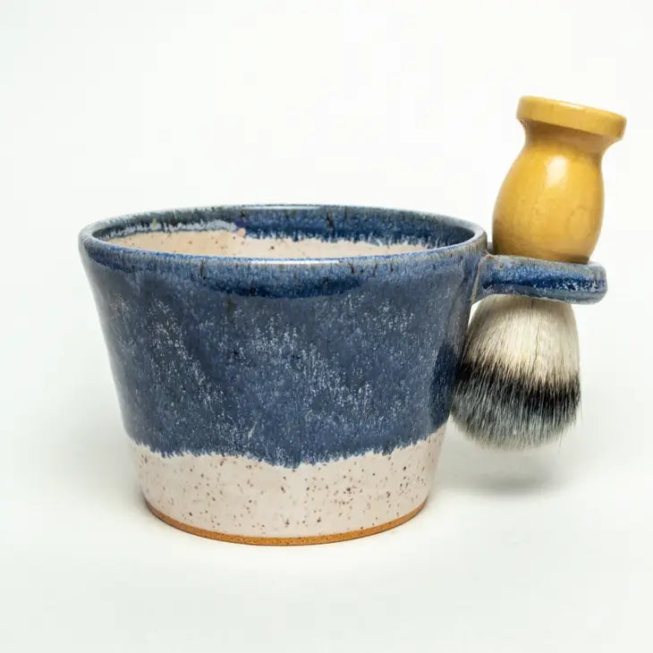 Hand Thrown Ceramic Shave Bowl [2 Colors]