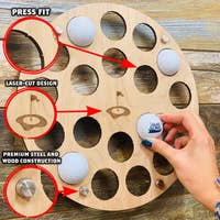 Load image into Gallery viewer, Golf Ball Collector's Display Case