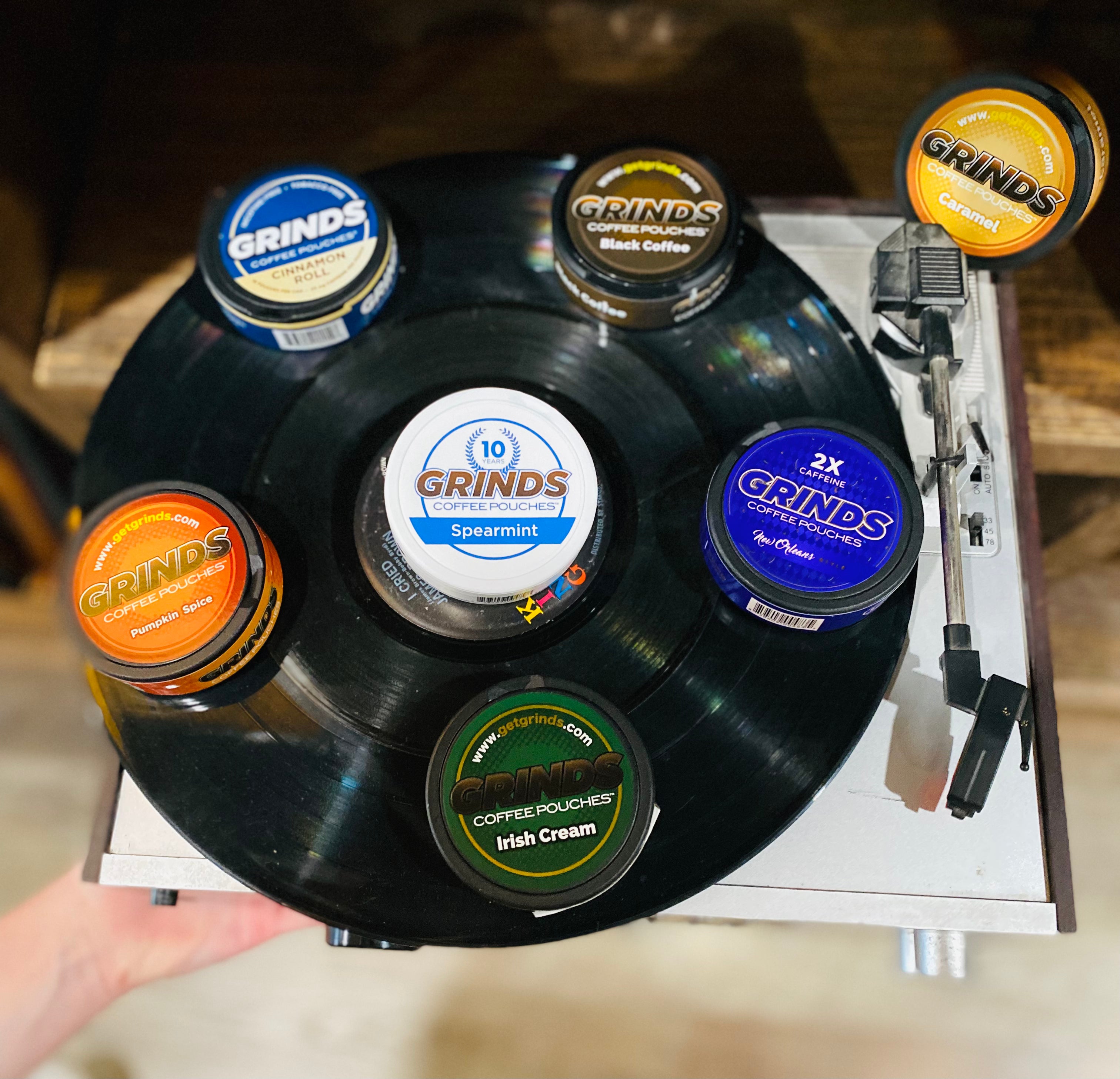 Grinds Coffee Pouches [10 Flavors] Branding Iron Custom Goods