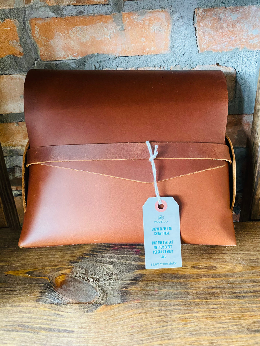 Leather Satchel Bag [Saddle]