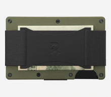 Load image into Gallery viewer, Ridge Aluminum Matte Olive Wallets [2 Styles]

