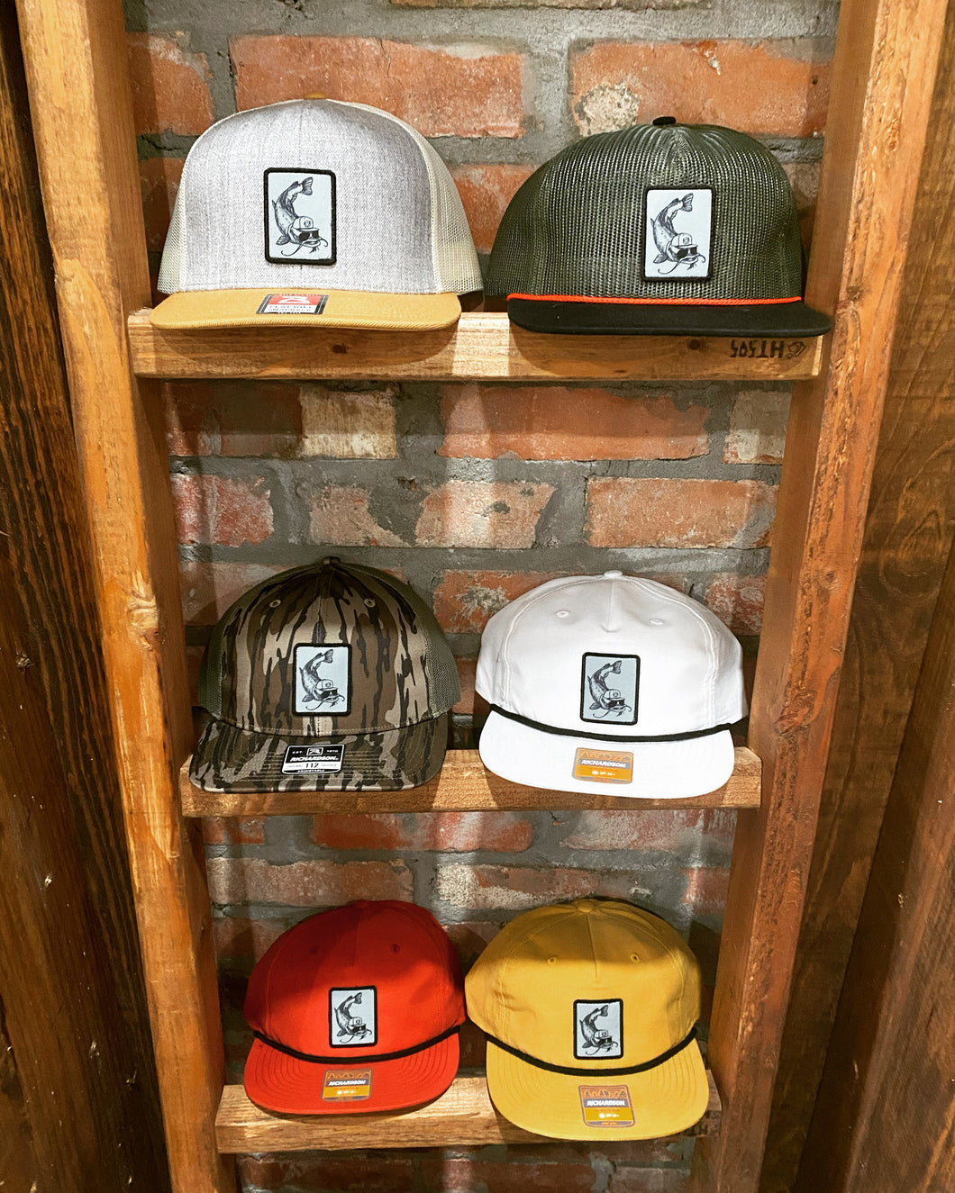 Conroe Cajun HatFish Snapback Hats [Assorted]