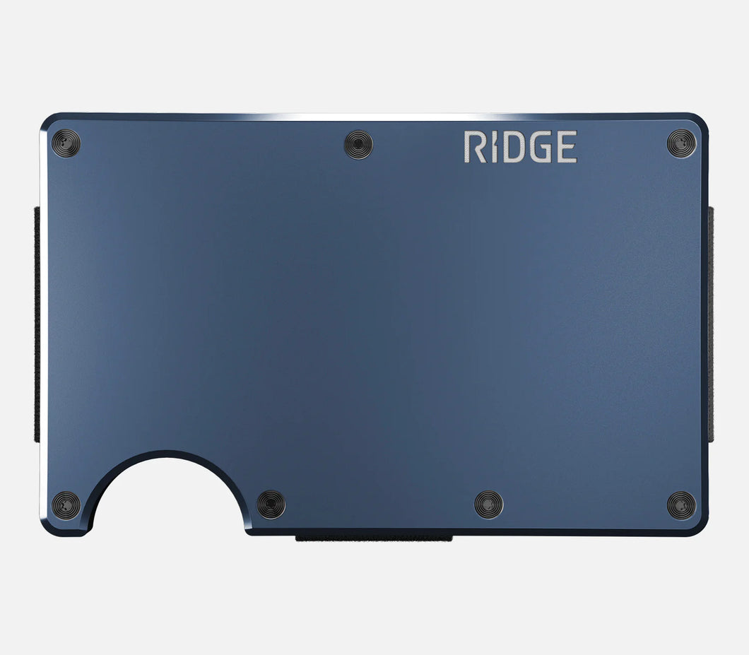 Ridge Aluminum Alpine Navy Wallet [2 Styles]