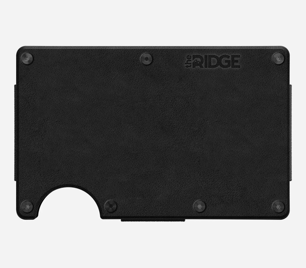 Ridge Leather Cash Strap Wallet [2 Colors]