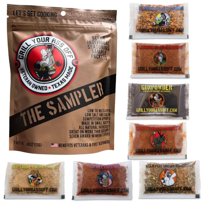 Grill Your Ass Off Seasonings Sampler Pack