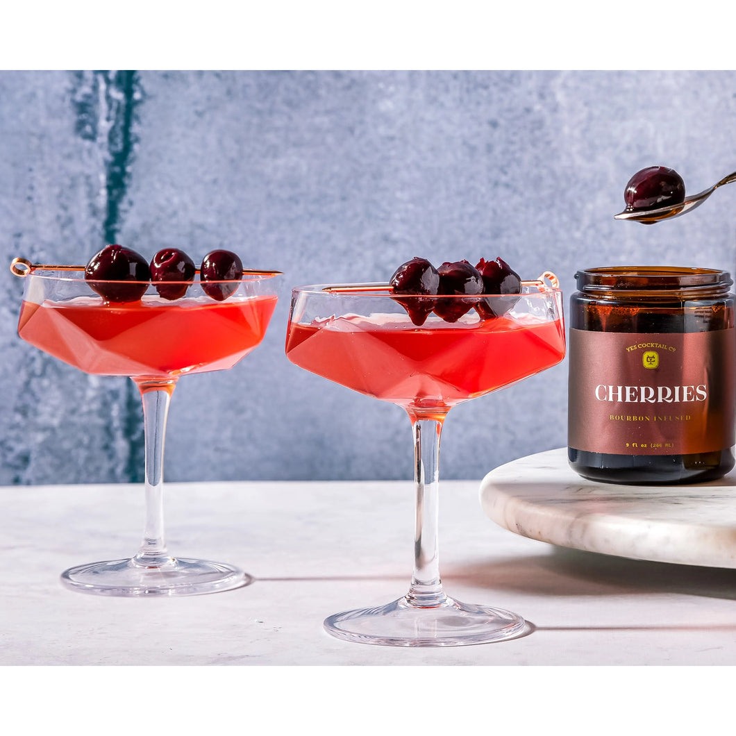 Boozy Cherries Cocktail Garnish