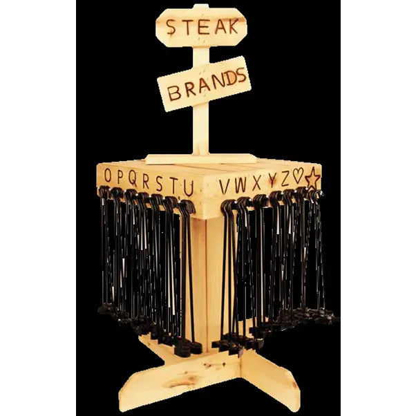 A To Z Steak Branding Irons