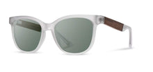 Load image into Gallery viewer, Cove Sunglasses [Matte Crystal/Walnut]
