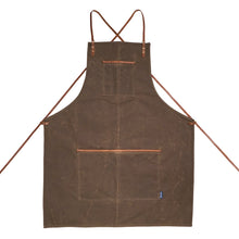 Load image into Gallery viewer, Journeyman Lightweight Cross-Back Waxed Canvas Apron [2 Colors]

