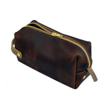 Load image into Gallery viewer, Leather High-Line Dopp Kit [3 Colors]

