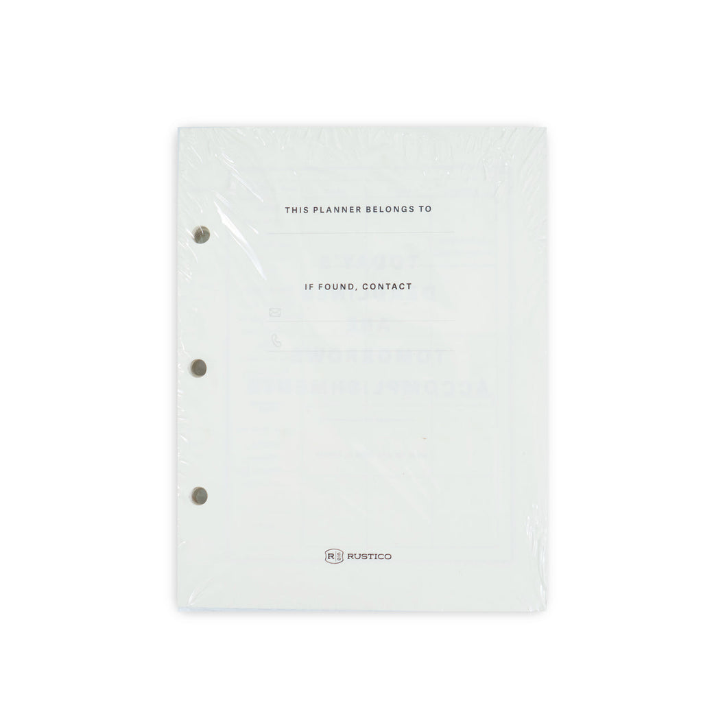 Planner Refills