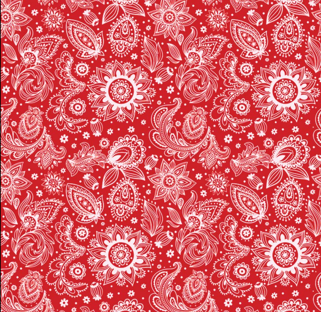 Prims Paisley Bandana [Red]