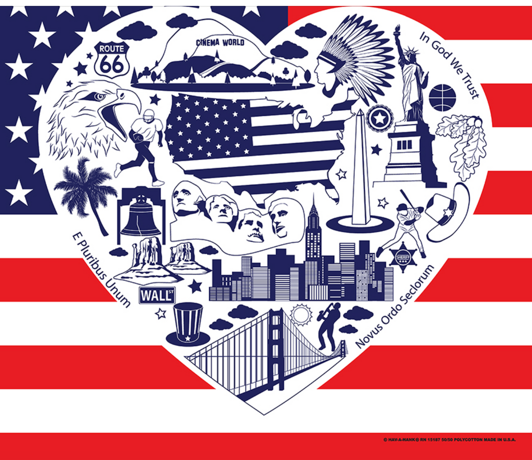 I ❤️ The USA Bandana