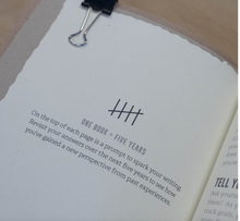 Load image into Gallery viewer, 5 Year Leather Journal
