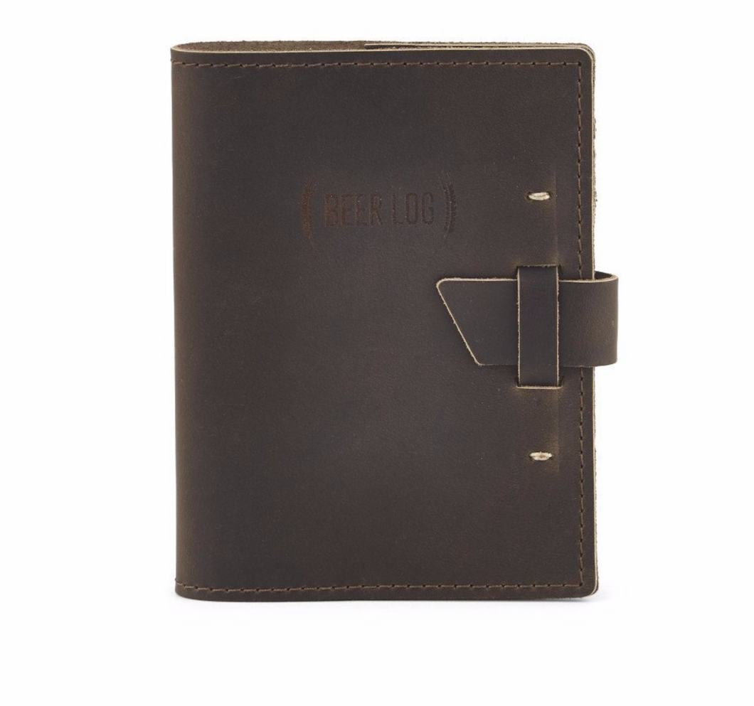 Leather Beer Log Book [3 Colors]
