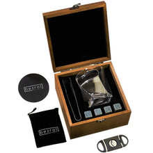 Load image into Gallery viewer, Bezrat Old Fashioned Glass Cigar Set
