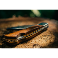 Load image into Gallery viewer, VG Damascus Steel Walnut Pocket Knife
