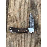 Load image into Gallery viewer, VG Damascus Steel Walnut Pocket Knife

