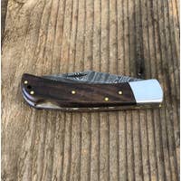 Load image into Gallery viewer, VG Damascus Steel Walnut Pocket Knife
