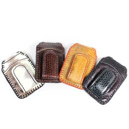 Snakeskin Money Clip Card Holder Combo [4 Colors]