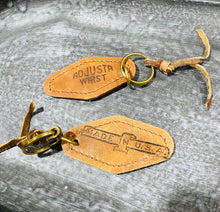 Load image into Gallery viewer, Recycled Baseball Glove Key Rings [2 Styles]
