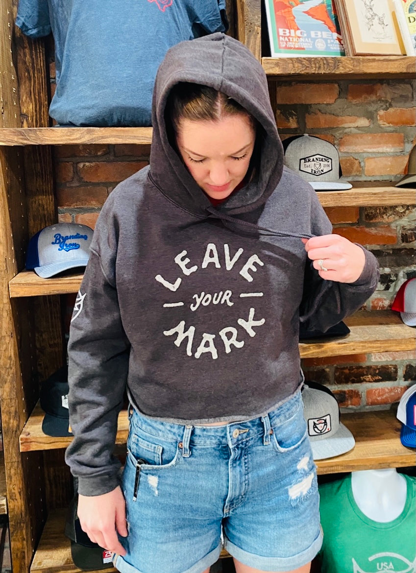 Leave Your Mark Cropped Hoodie