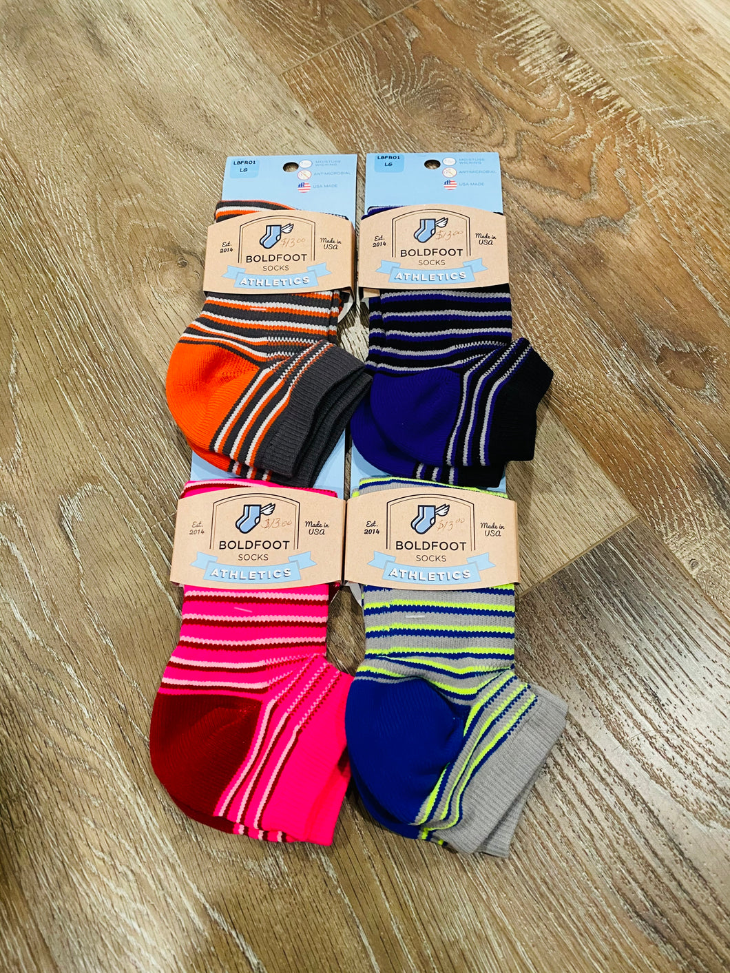 SALE Athletic Stripe Unisex Ankle Socks [4 Colors]