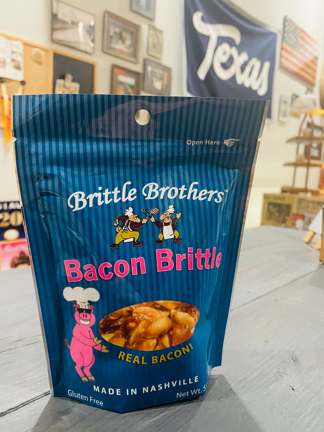 Brittle Brothers Bacon Peanut Brittle