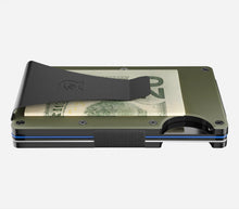 Load image into Gallery viewer, Ridge Aluminum Matte Olive Wallets [2 Styles]
