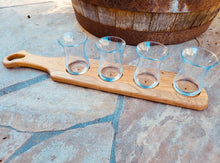 Load image into Gallery viewer, Honey Bee Woodcraft Beer Flight Boards
