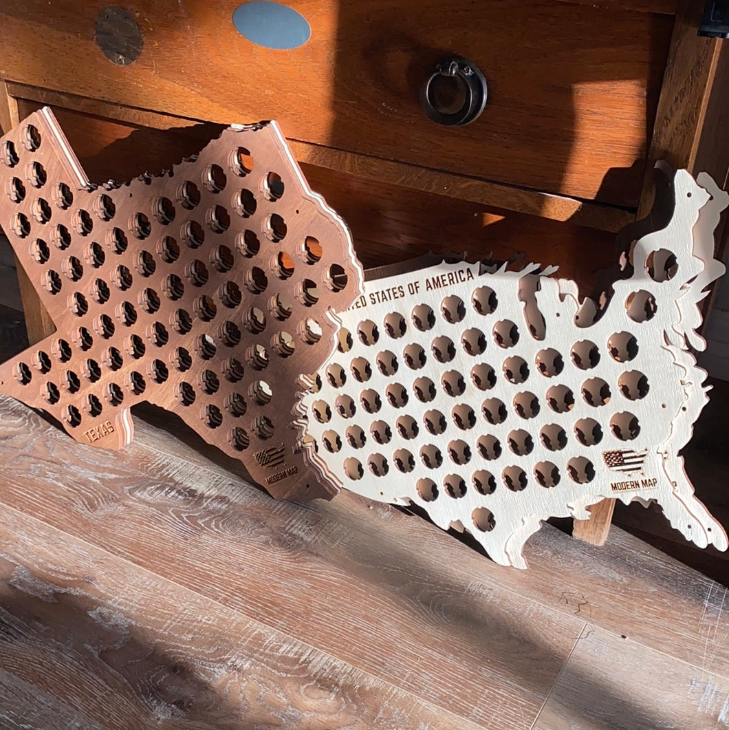 Wooden Bottle Cap Holders [2 Shapes]