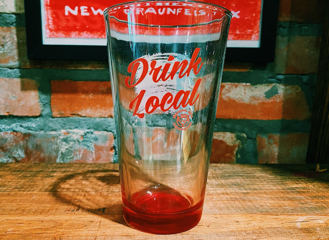 Drink Local Pint Glass