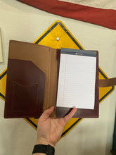 Load image into Gallery viewer, Small Leather Pad Portfolio Notebook [2 Colors]
