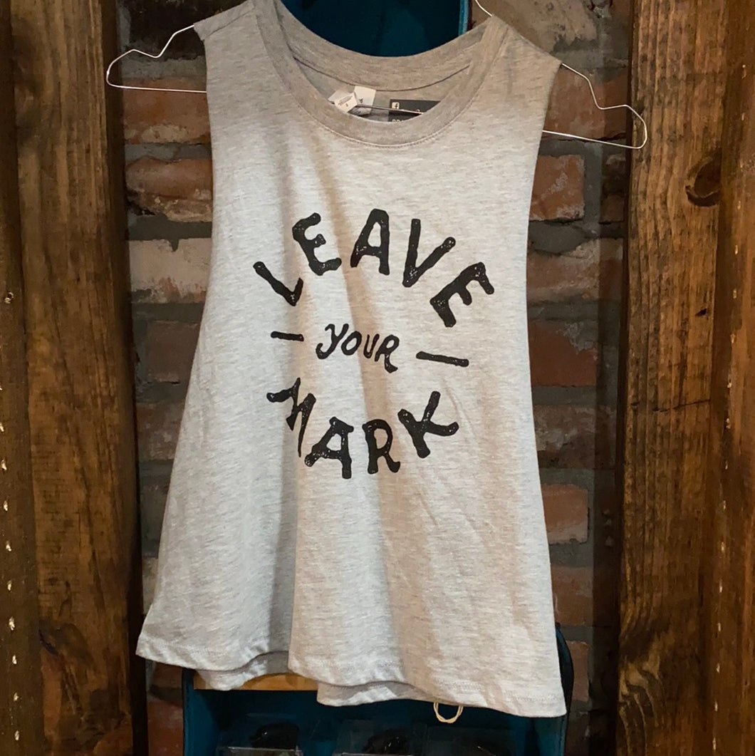 Leave Your Mark Women's Cropped Tank [2 Colors]