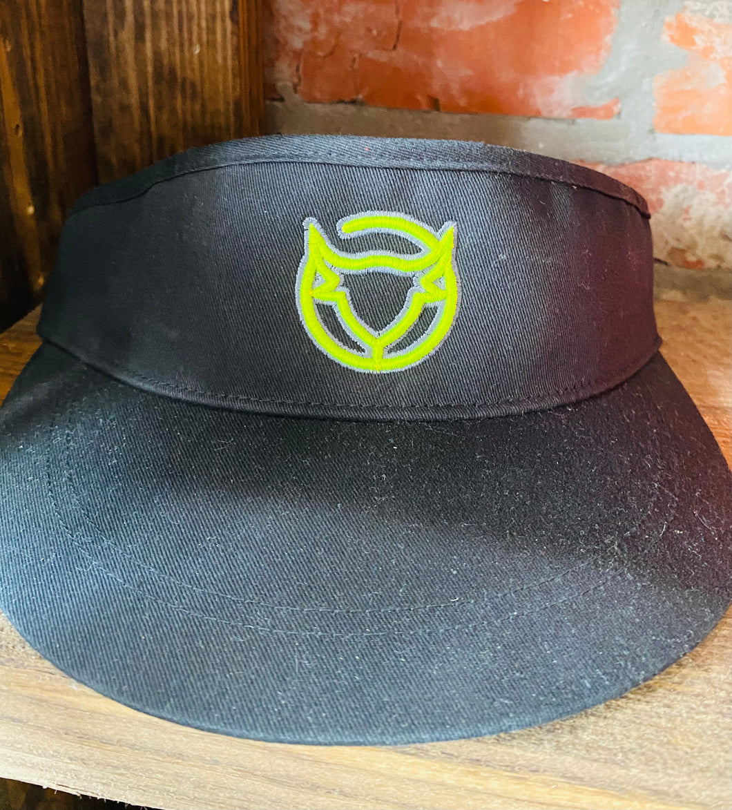 Ole' Reliable Snapback Visor [Black/Neon Green]