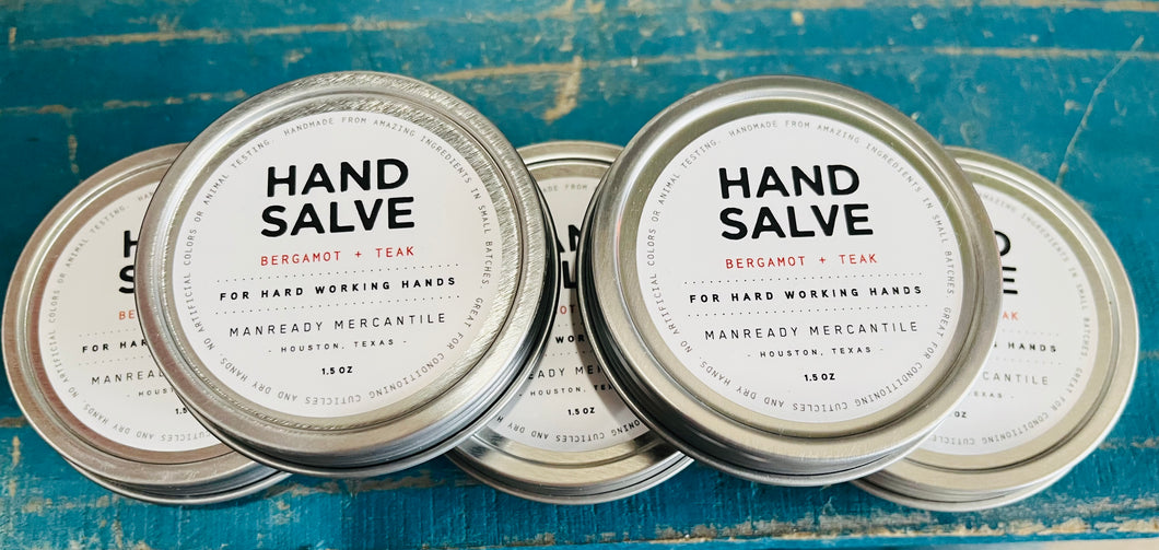 Manready Mercantile Hand Salve [Bergamot & Teakwood]