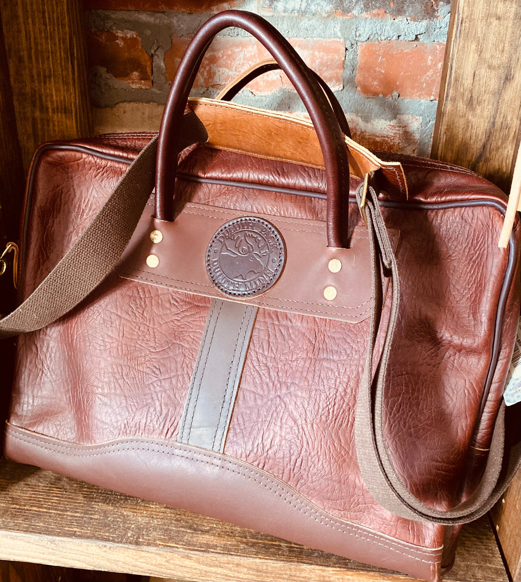 Duluth Pack Bison Leather Traveler's Portfolio Bag