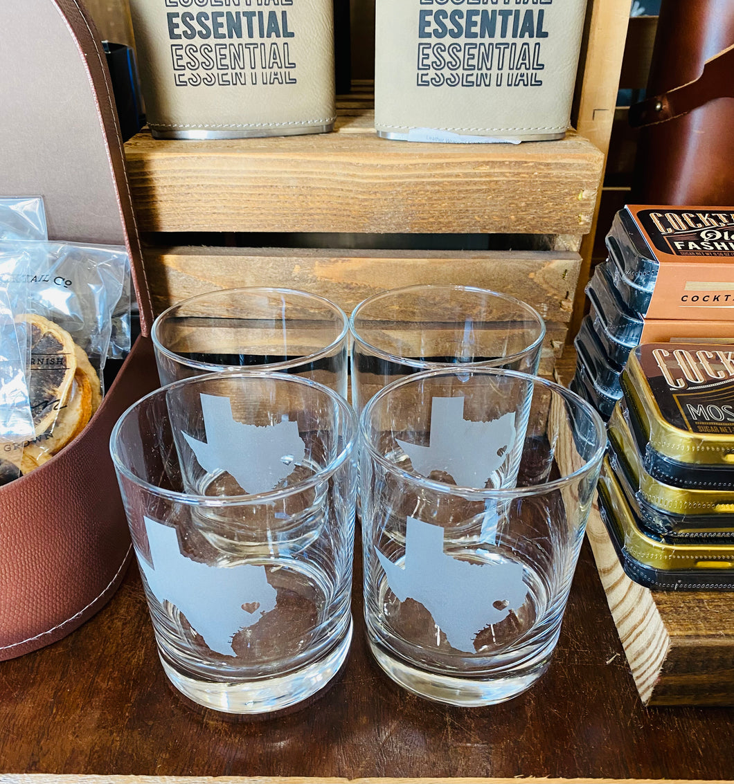 Conroe Whiskey Glasses [Set of 4]