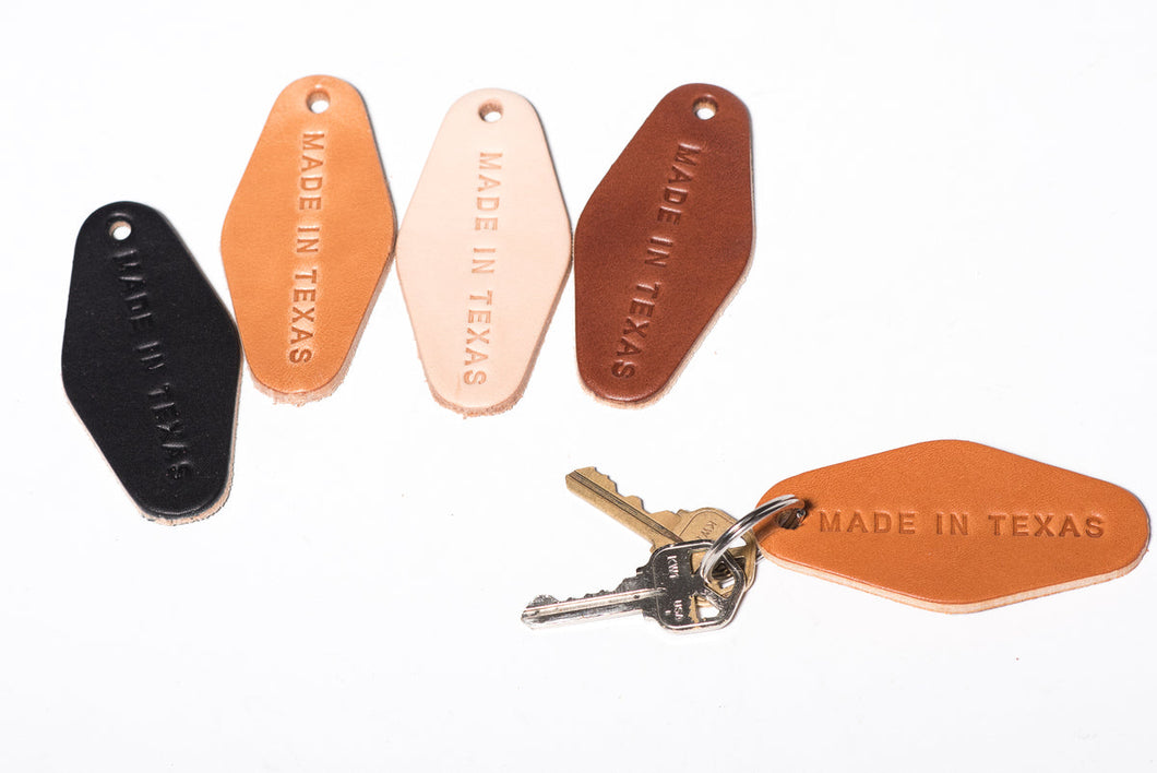 Vintage Motel Leather Key Tags [3 Styles]