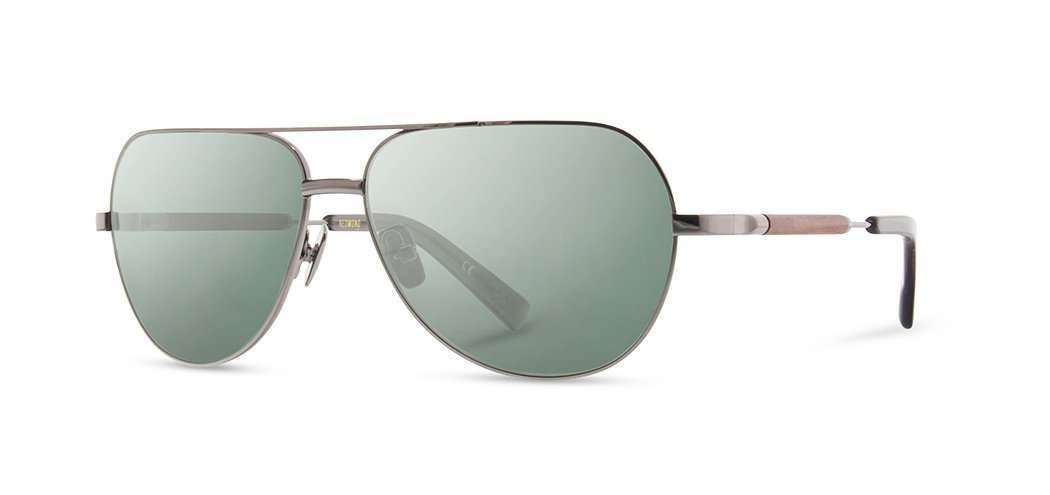 Redmond Aviator Sunglasses [Black Chrome/Mahogany]